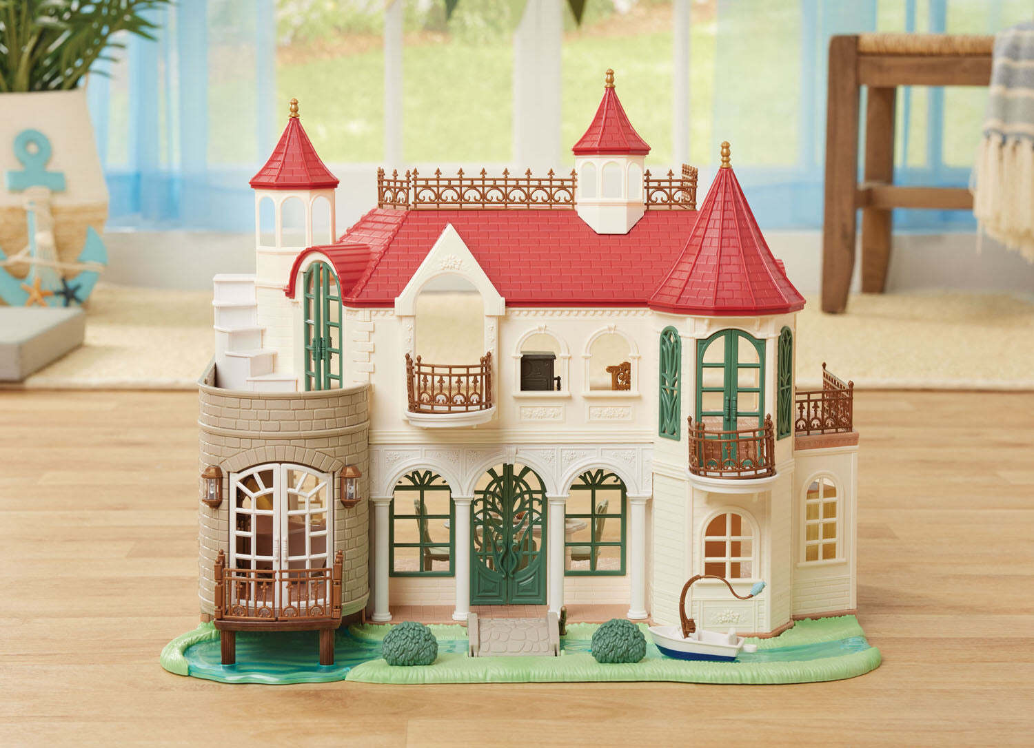 Calico Critters Red Roof Riverside Manor
