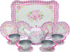 Fancy Tea 15 Piece Tin Tea Set