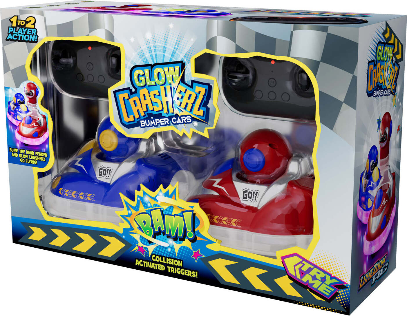 LumeZoom RC Glow Crasherz Bumper Cars