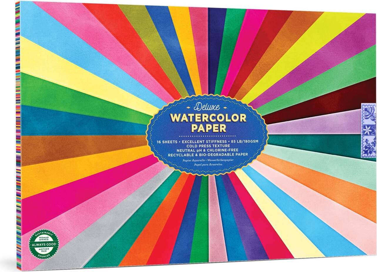 Deluxe Watercolor Paper Rainbow