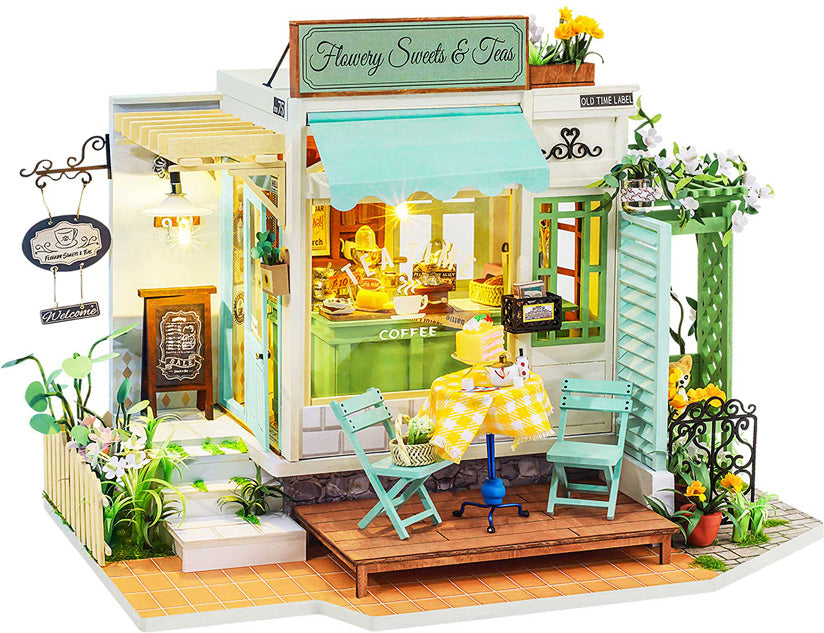 DIY Miniature House: Flowery Sweets & Teas