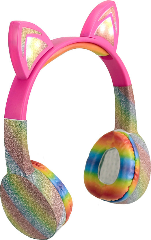 Kiddy Ears LED "Light Up" Bluetooth Headphones