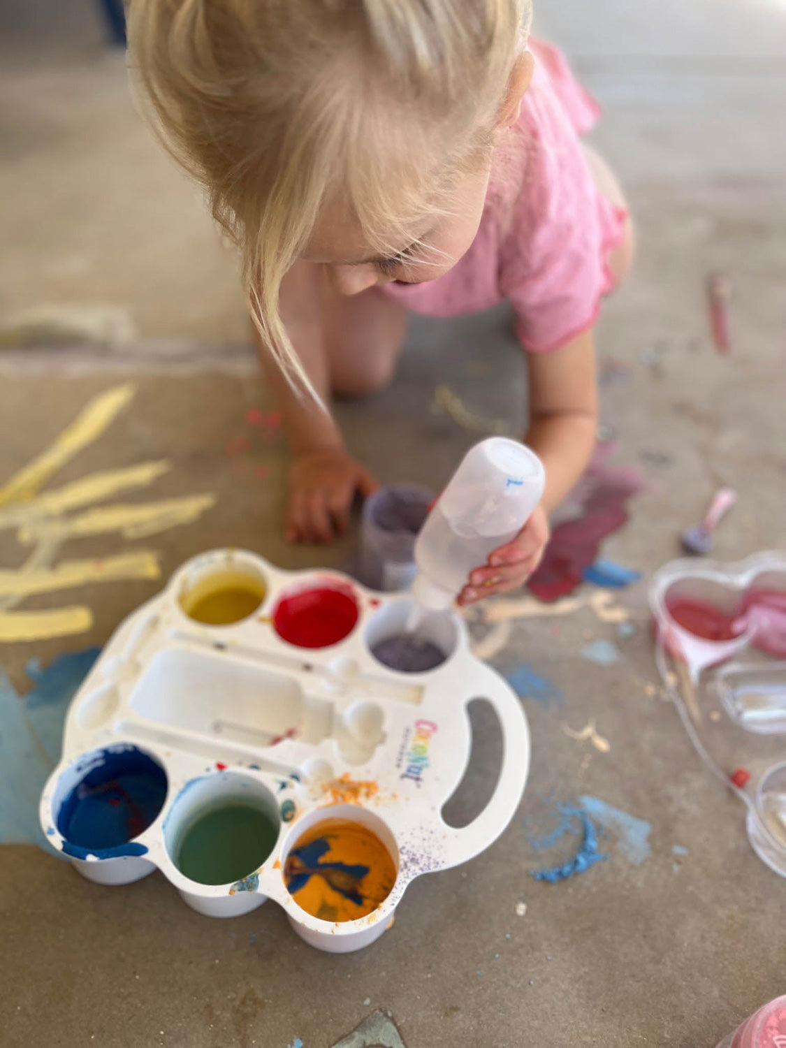 DIY Sidewalk Chalk Paint Set