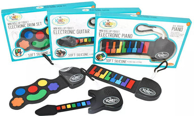 Mini Roll-Up Fidget Electronic Instruments Asst