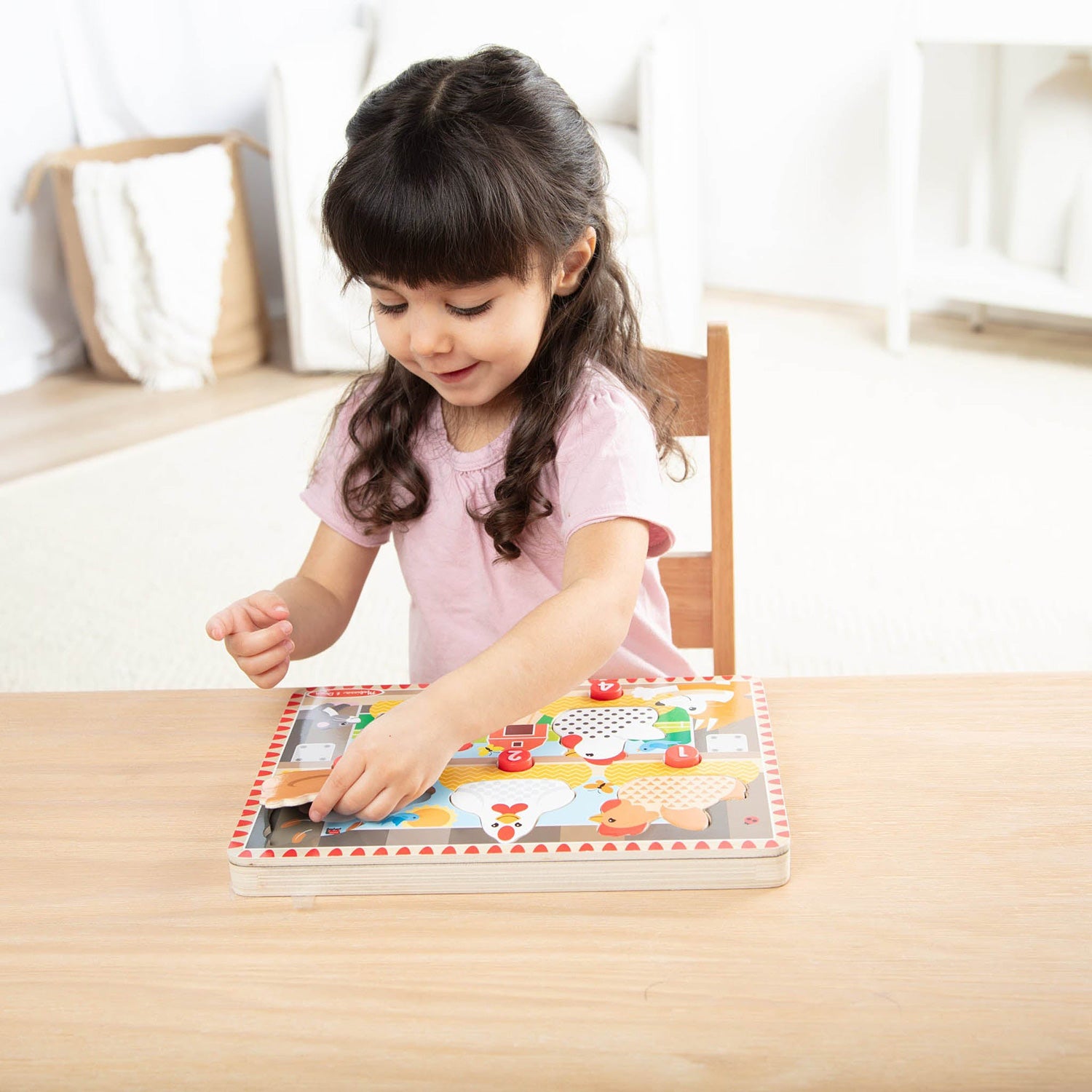 Push to Pop Puzzle Happy Hens