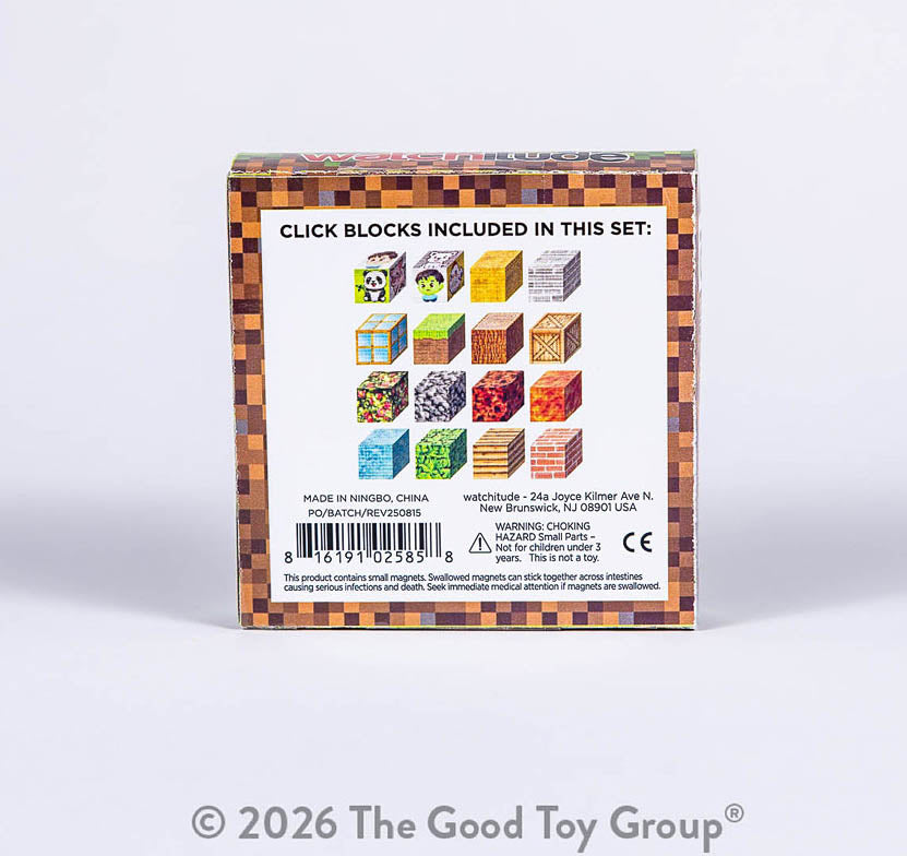 Click Blocks Inside Box 16 Click Blocks Kinetic Building Set — Fantasy Island Toys