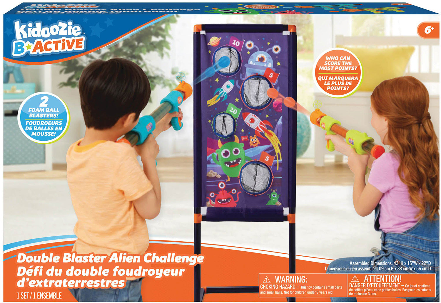 Kidoozie Double Blaster Alien Challenge
