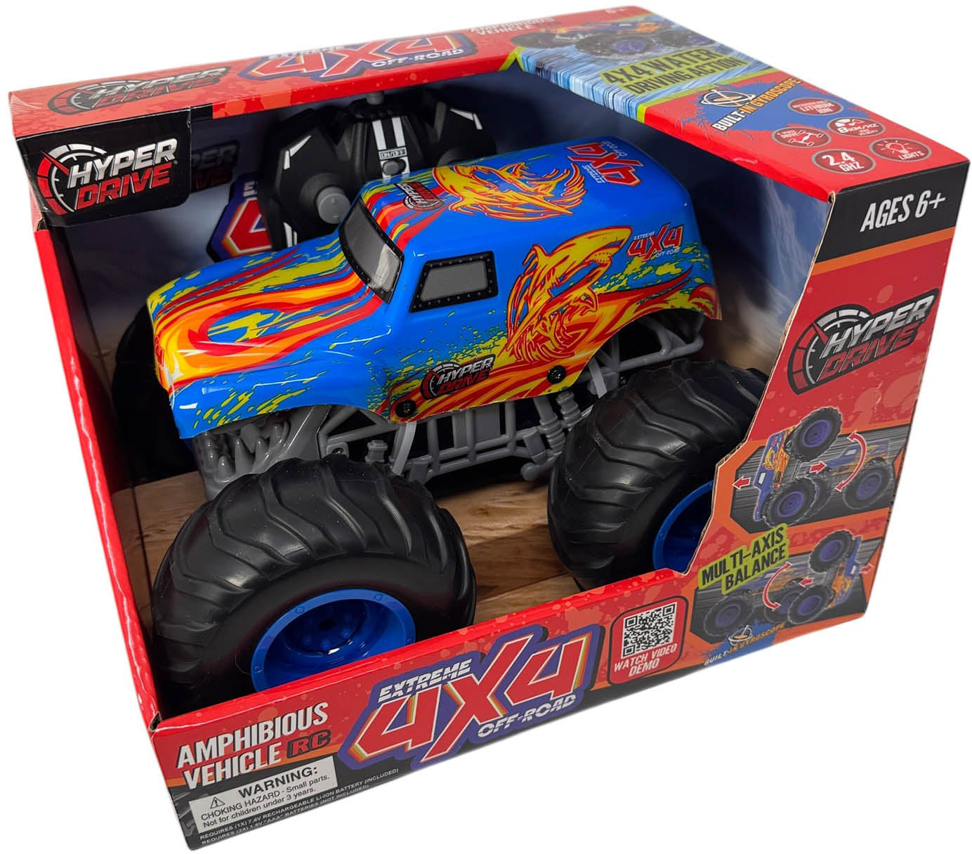Hyper Drive Extreme 4x4 Amphibious Vehicle RC