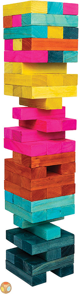 Totally Tropical Giant Toppling Tower