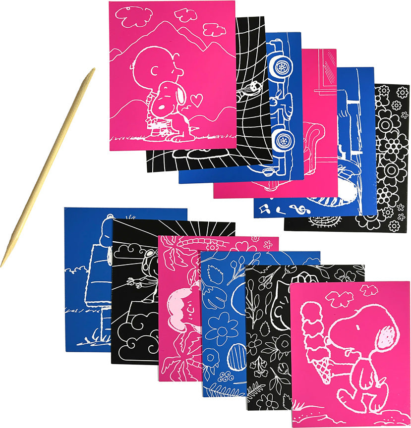 OOLY x PEANUTS Scratch Art Kit