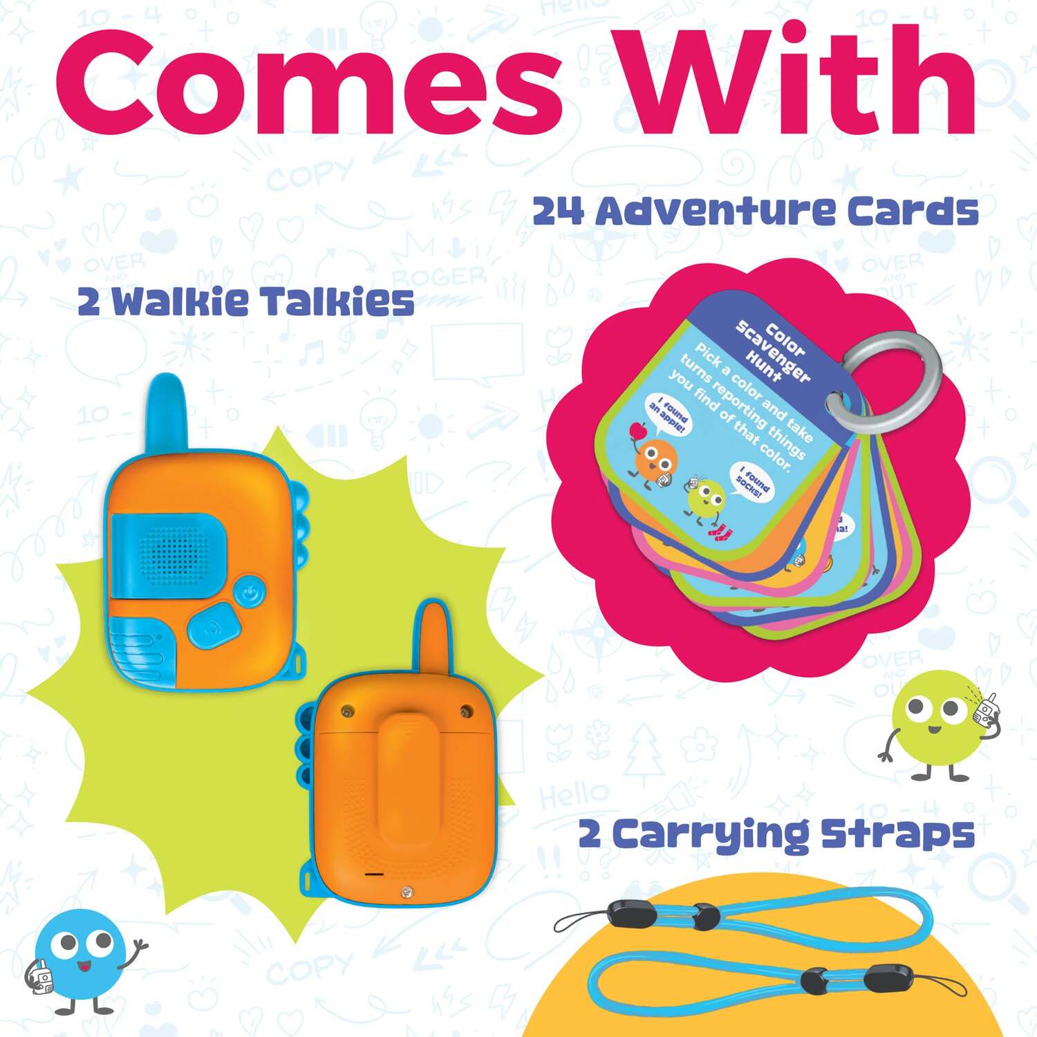 Walkie Talk-Along Scavenger Hunt & Adventure Set