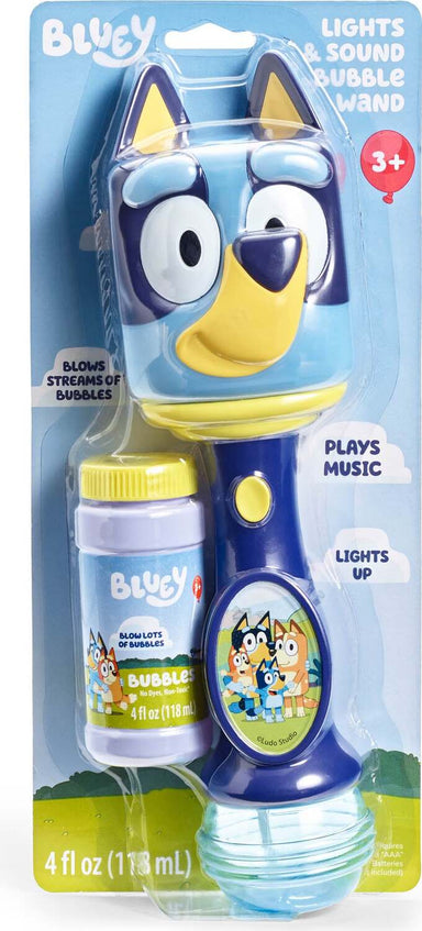 Bluey Lights & Sound Bubble Wand