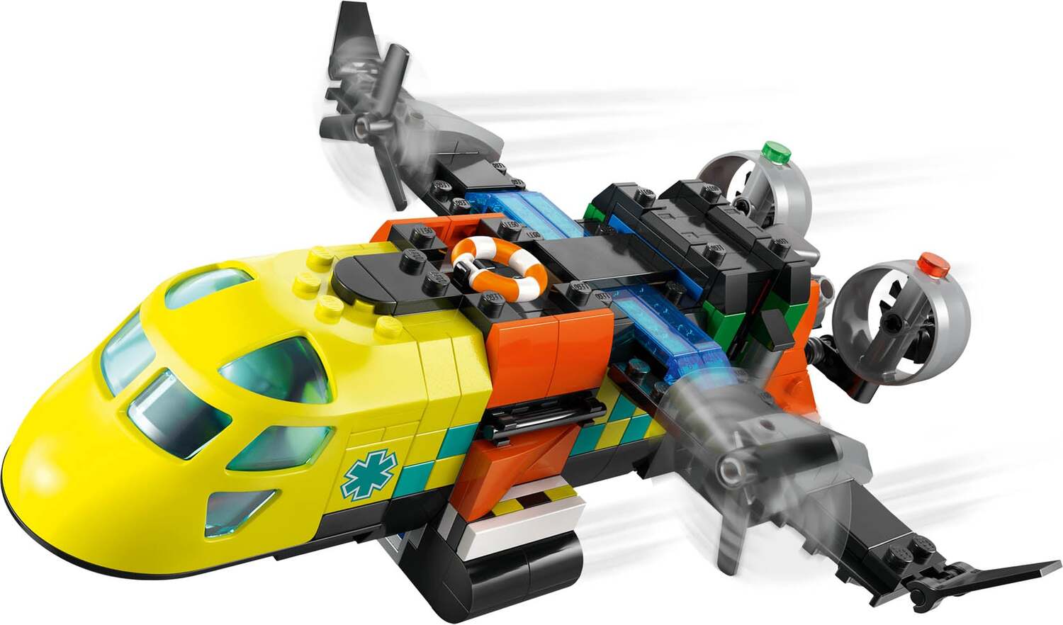 CITY Mix & Match Airplane, Service Truck and Hovercraft Remix