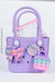 Beach Tote Bag with Charms - Bowtiful