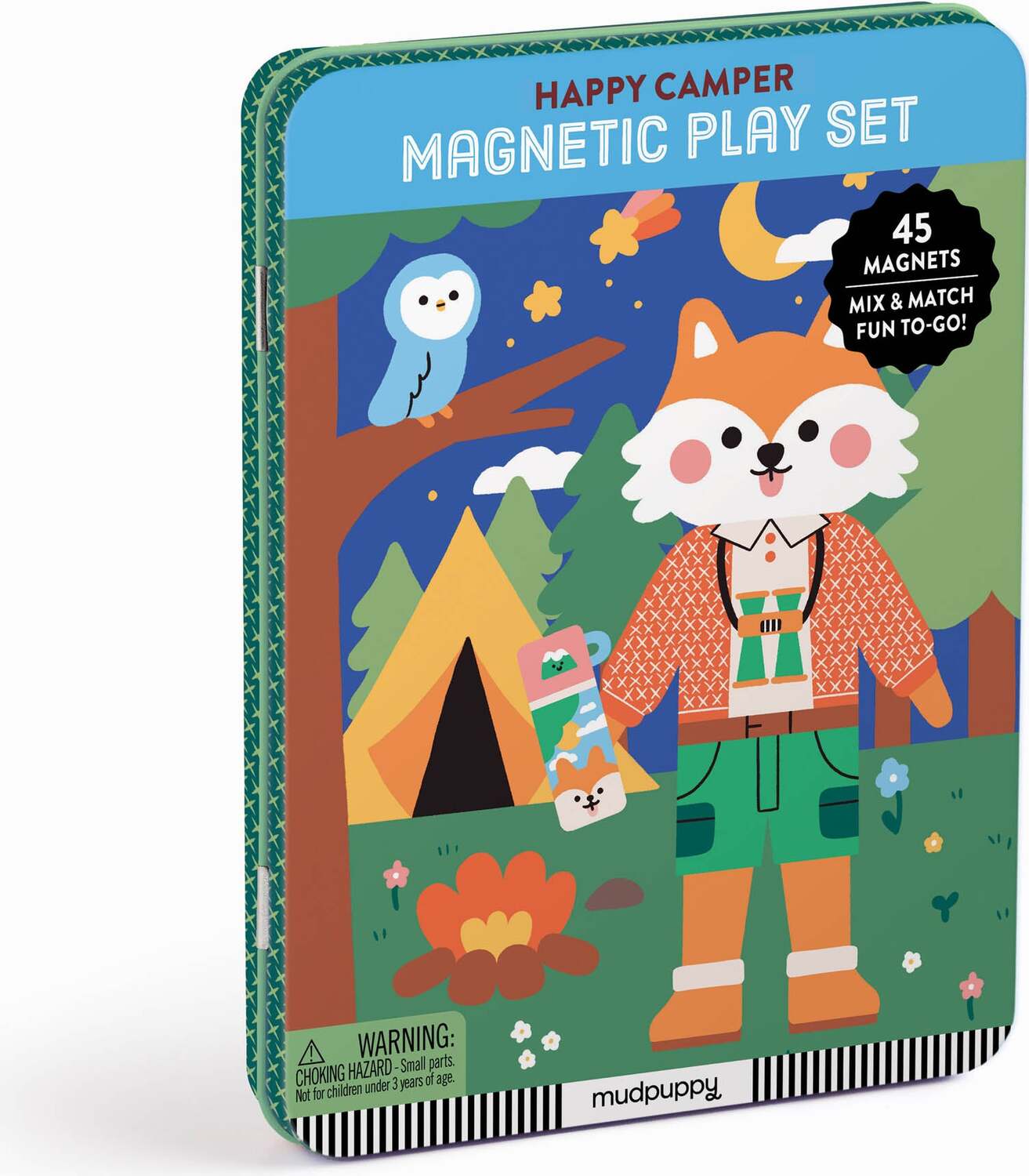 Mudpuppy Happy Camper Magnetic Play Set