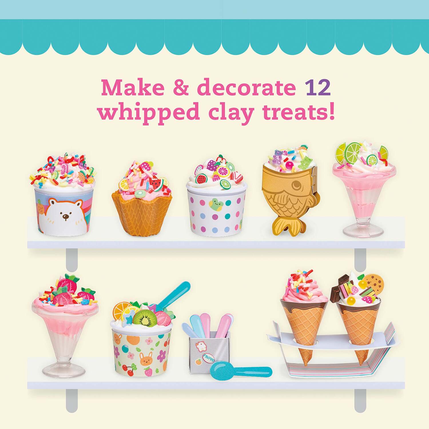 KLUTZ Whipped Clay Froyo Shop