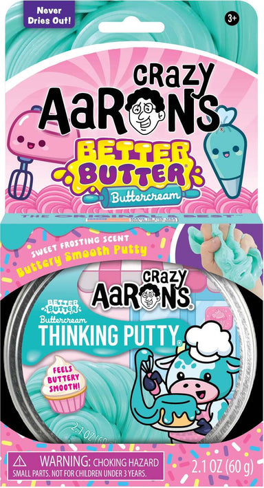 Crazy Aaron's Better Butter Buttercream Scented Thinking Putty