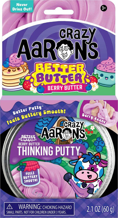 Crazy Aaron's Better Butter Berry Butter Scented Thinking Putty