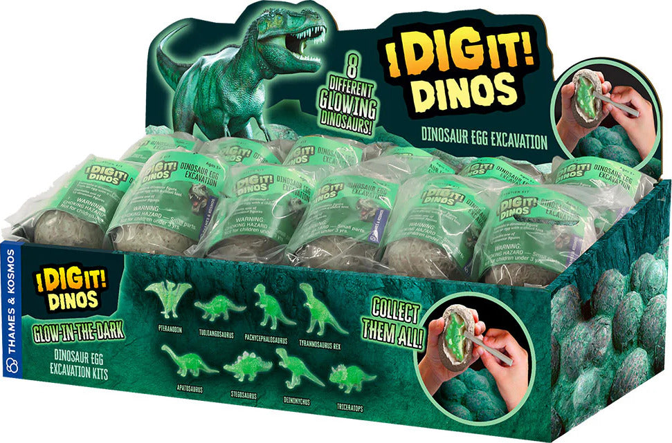 I Dig it! Dinos - Glow in the Dark Dino Egg (assorted)
