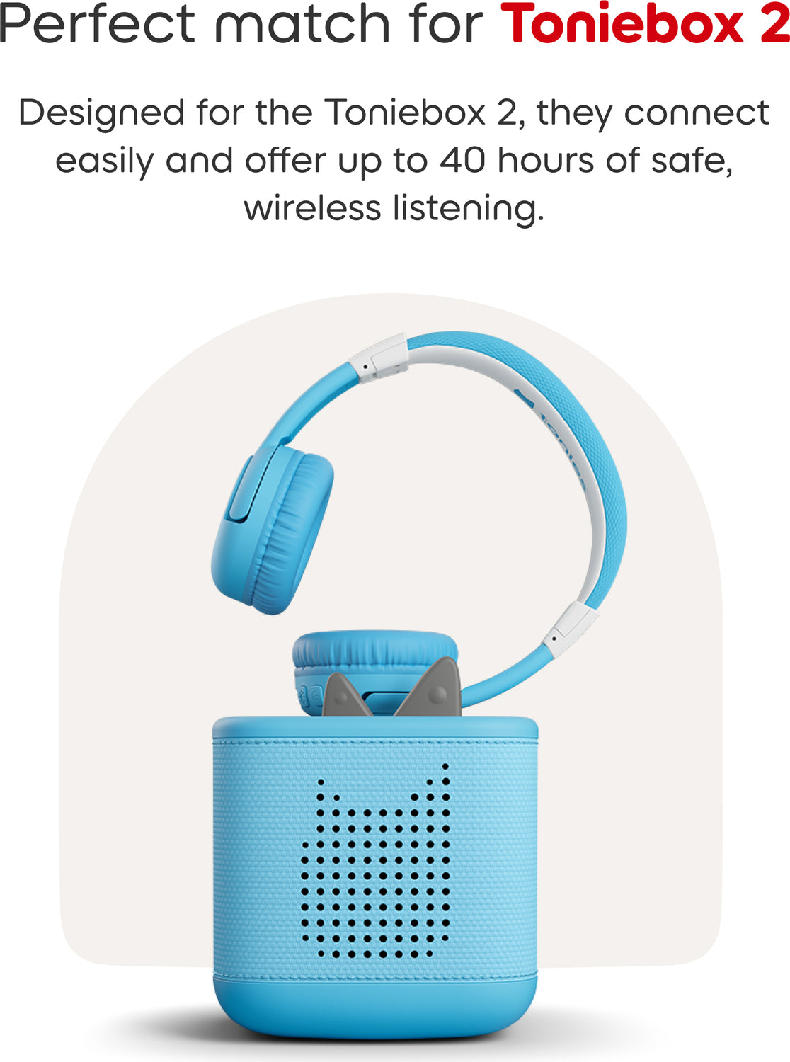 Bluetooth Headphones: Sky Blue