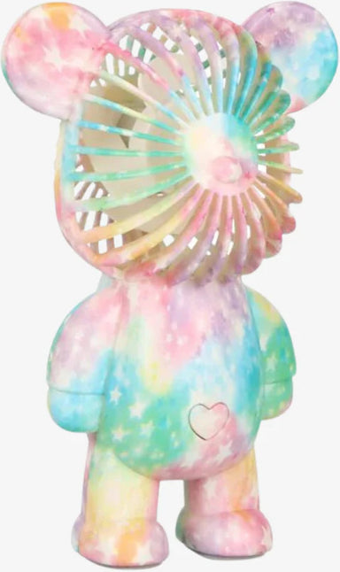 Portable Rechargeable Bear Fan w 3 Speeds (assorted colors)