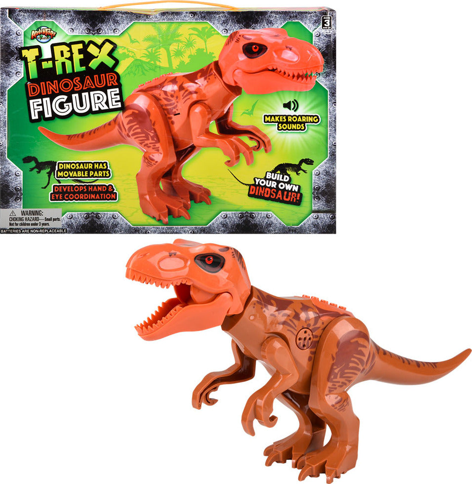 T-Rex Dinosaur Roaring Block Figure