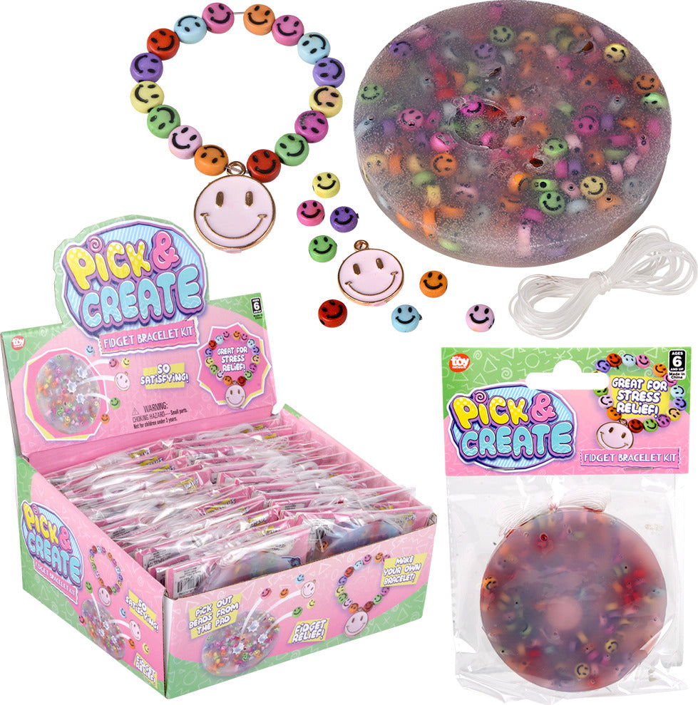 Pick N Create Smile Beaded Fidget Bracelet 24ct