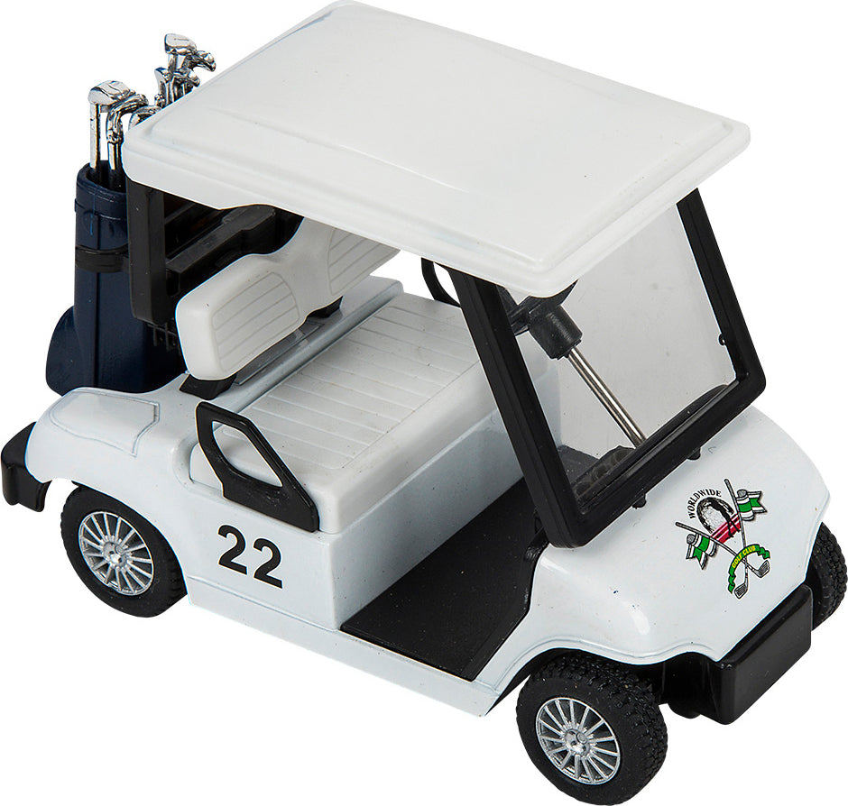 5" Die-cast Pull Back Golf Cart