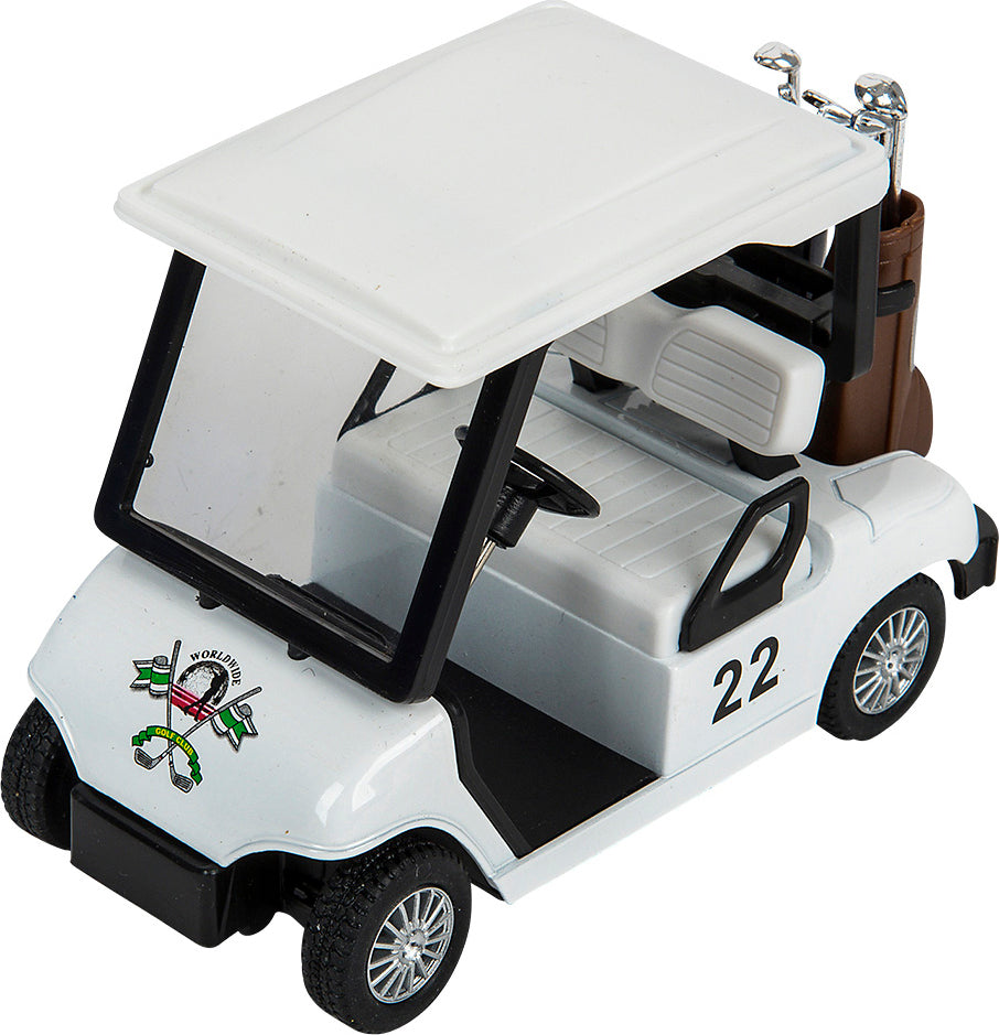 5" Die-cast Pull Back Golf Cart