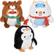 8" Squishy-ishies Dressed Christmas Animals