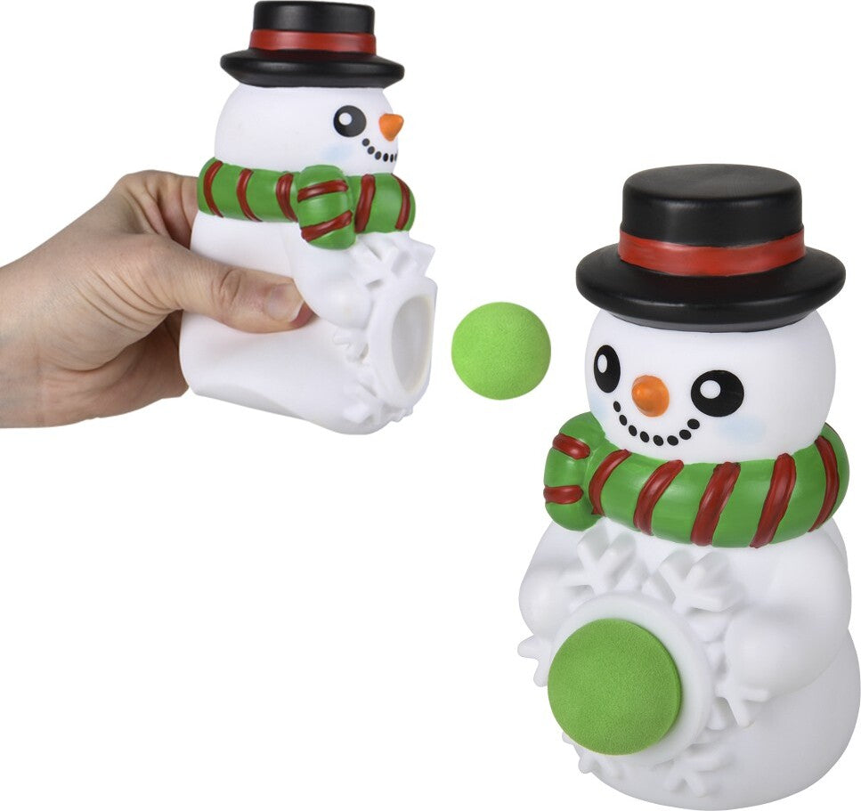 Snowman Foam Ball Blaster 5.5"