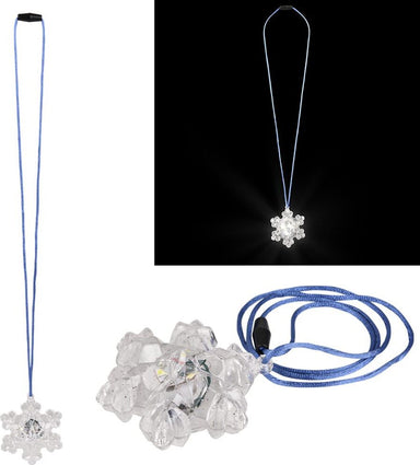 36" Light-Up Snowflake Necklace 