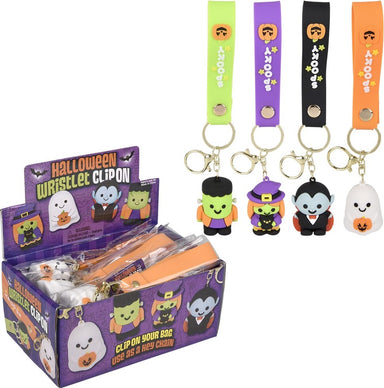 Halloween Wristlet Clip on 4" 12ct