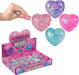 Mini Squeezy Sparkle Sugar Heart 1.5" 2 (assorted - sold individually)