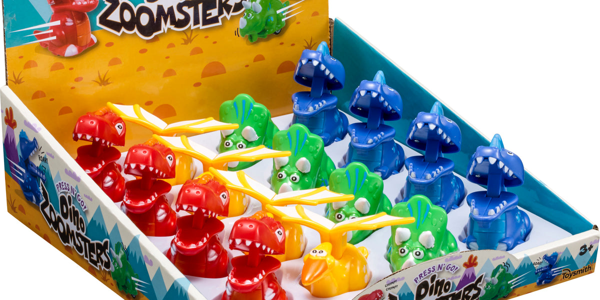 Dino Press N' Go Zoomers ((Assorted Colors) and Styles) — Fantasy