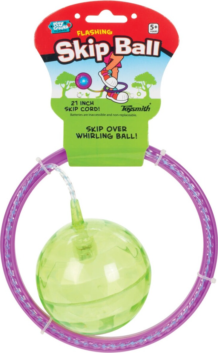 Playground Classics Flashing Skip Ball (Assorted Colors)