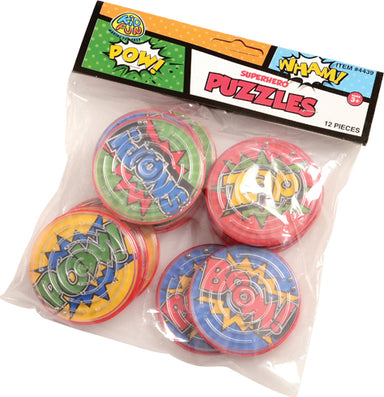 Superhero Maze Puzzles