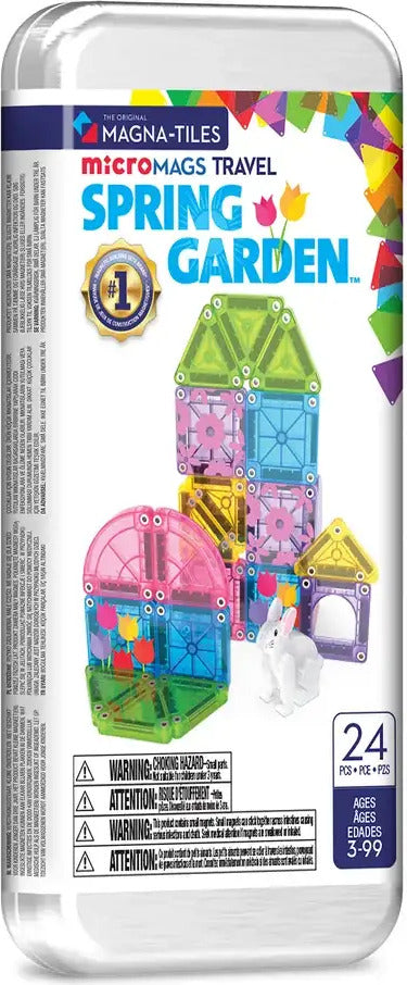 microMAGS Spring Garden 24-Piece Travel Set