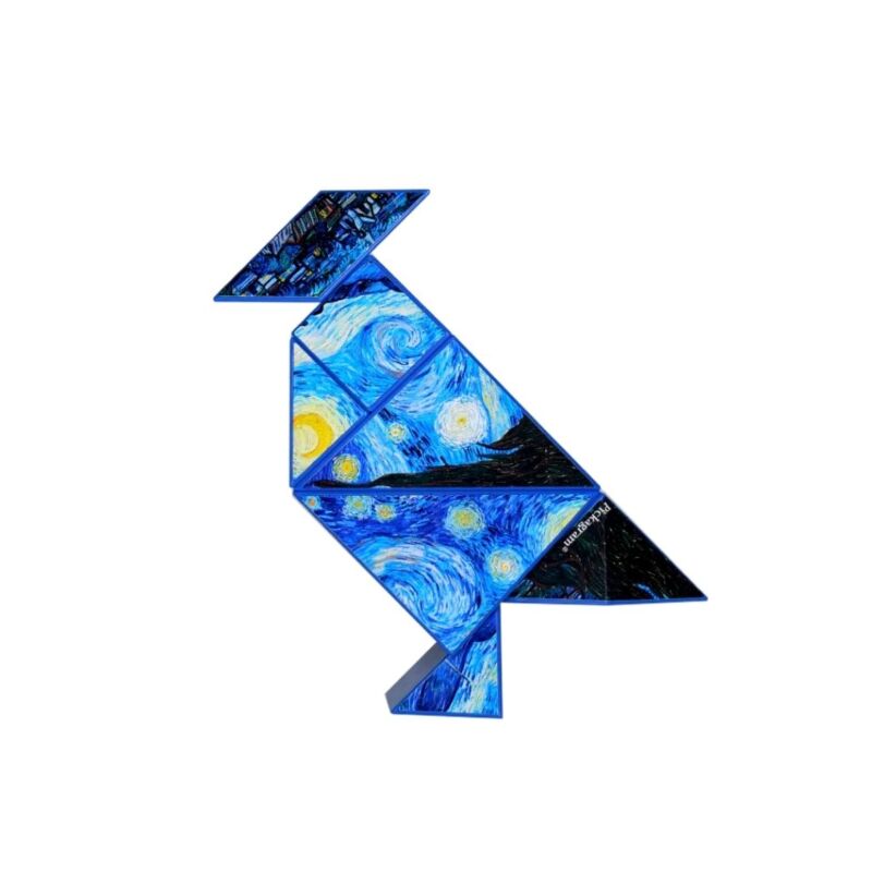Pickagram Magnetic 3D Art Puzzle - The Starry Night