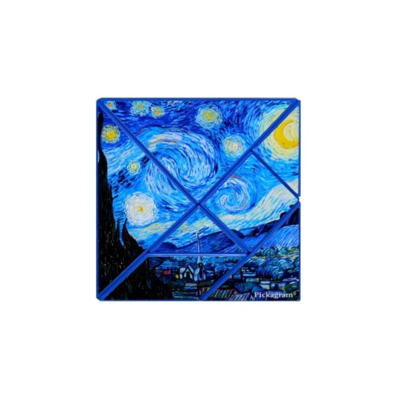 Pickagram Magnetic 3D Art Puzzle - The Starry Night