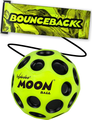 Waboba Bounceback Moon Ball on a Leash (assorted colors)