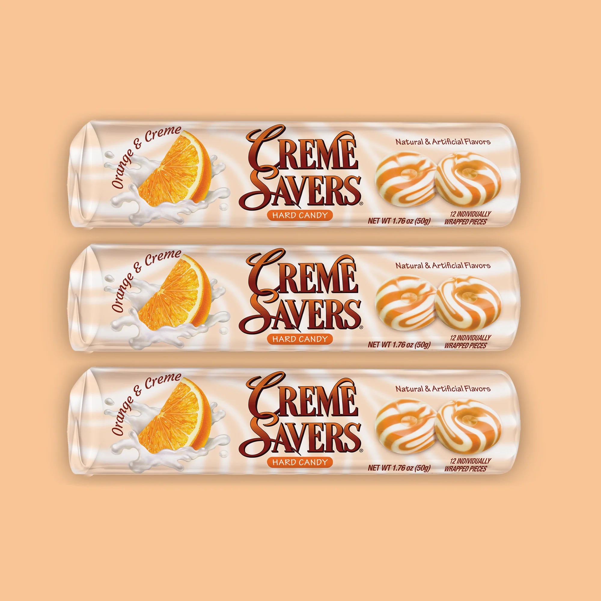 Creme Savers Rolls Orange & Creme