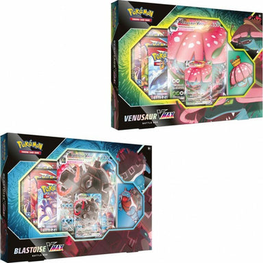 Pokemon Venusaur-Blastoise VMAX Battle Box