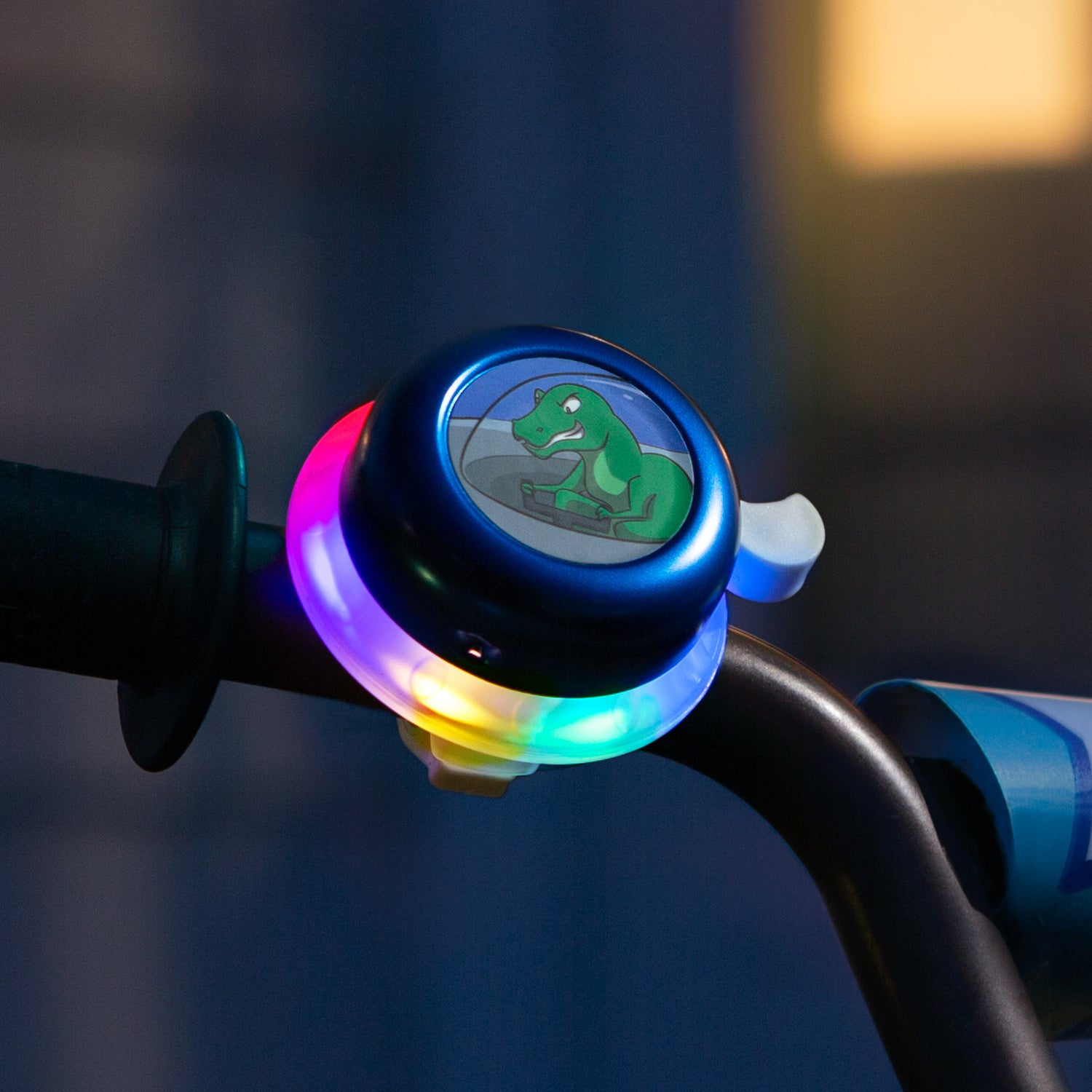 Spacebrightz Blue Kidz Bicycle Bell with Twinkling LEDs