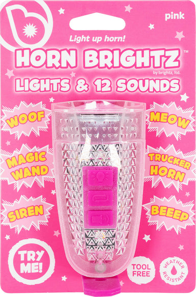 Hornbrightz Pink Kidz Color Changing Bicycle Horn