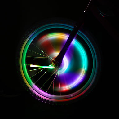 Spinbrightz Color Morphing Led Bicycle Spoke Light Tubes