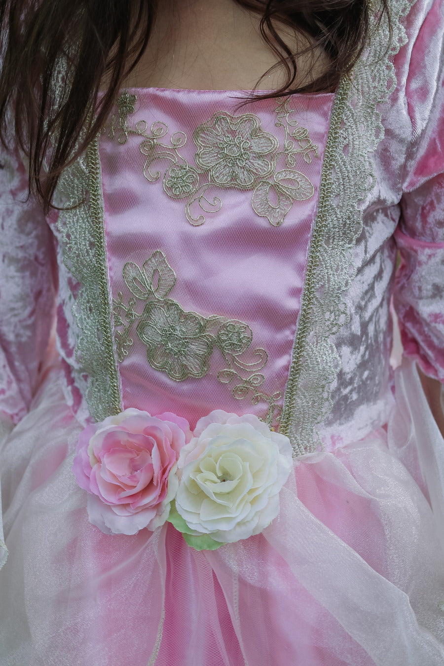 Pink Rose Princess Dress (Size 5-6)