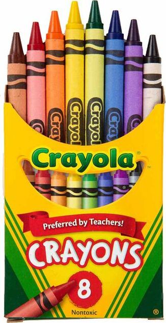 8 Ct Crayons 