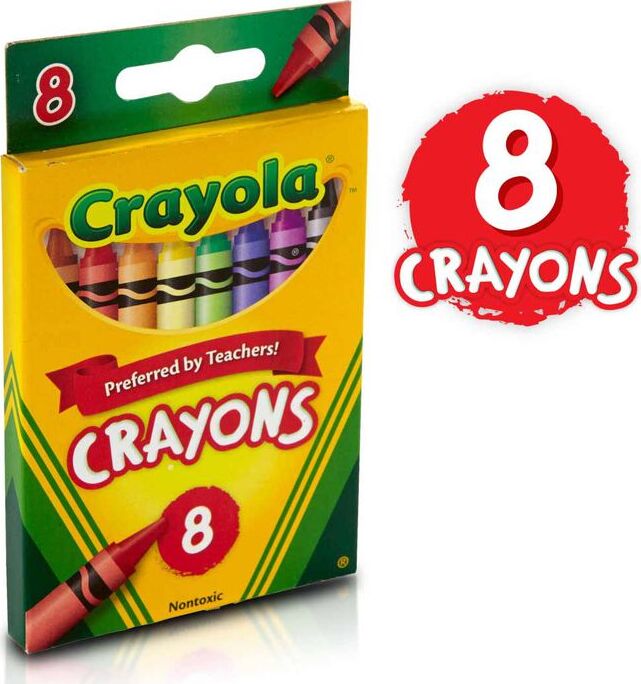 8 Ct Crayons 