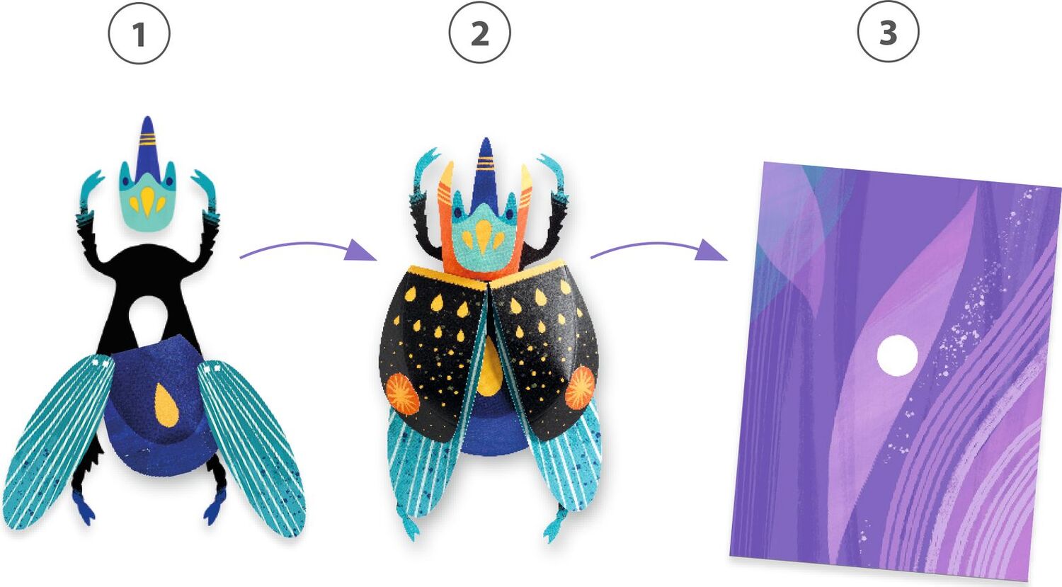 DJECO Paper Bugs Paper Creation